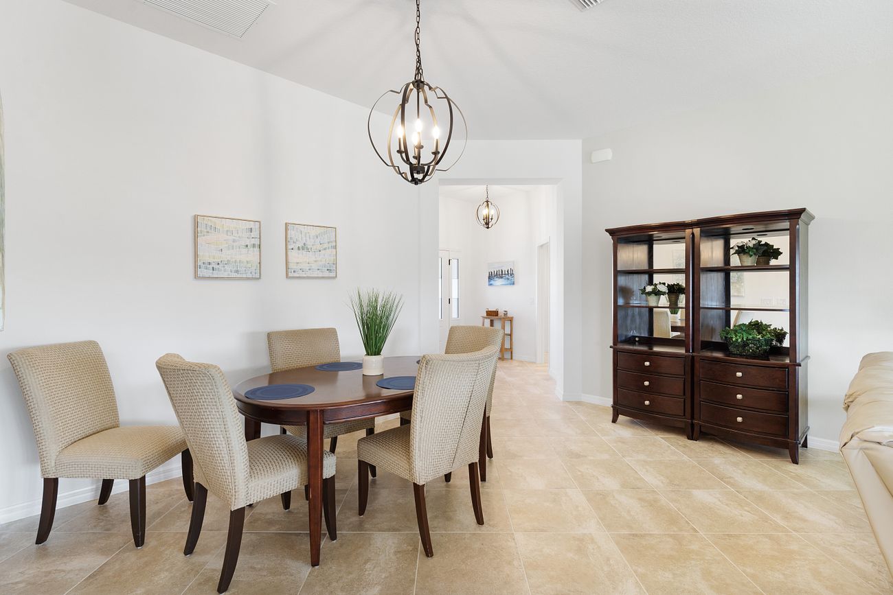 Formal dining area